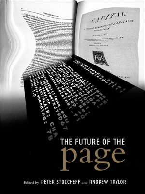 cover image of The Future of the Page